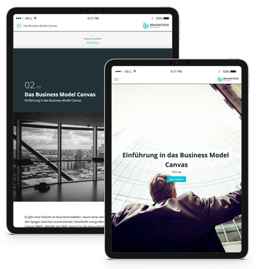 Responsive WBTs der Brainfood Academy