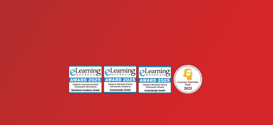 Ausgezeichnete Web Based Trainings von breed.design
